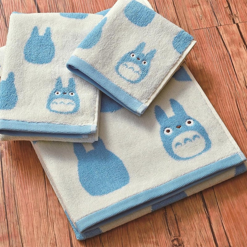 Marushin Studio Ghibli - My Neighbor Totoro - Blue Totoro, Marushin Silhouette Towel Series - Washcloth Towel - Image 3